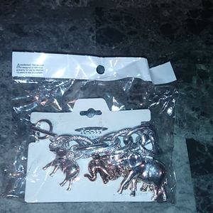 Women's elephant charm bracelet